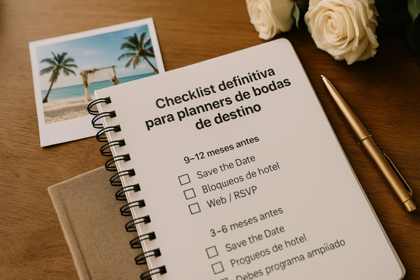 Checklist definitiva para planners de bodas de destino